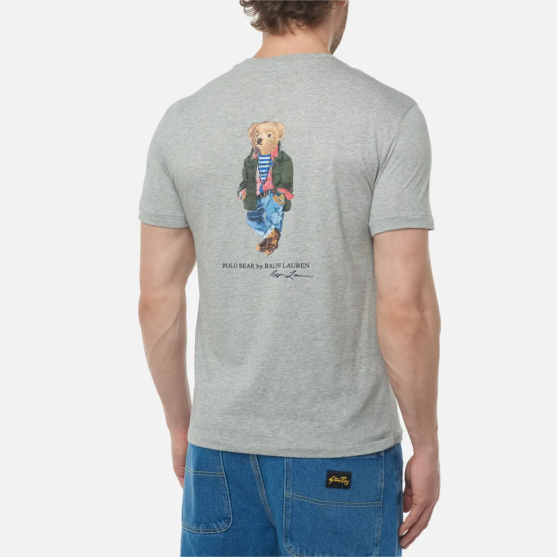 Polo Ralph Lauren Мужская футболка Custom Slim Fit Polo Bear Jersey