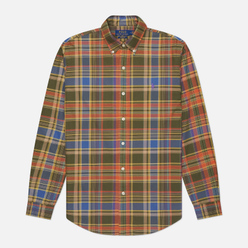 Polo Ralph Lauren Мужская рубашка Plaid Poplin Custom Fit