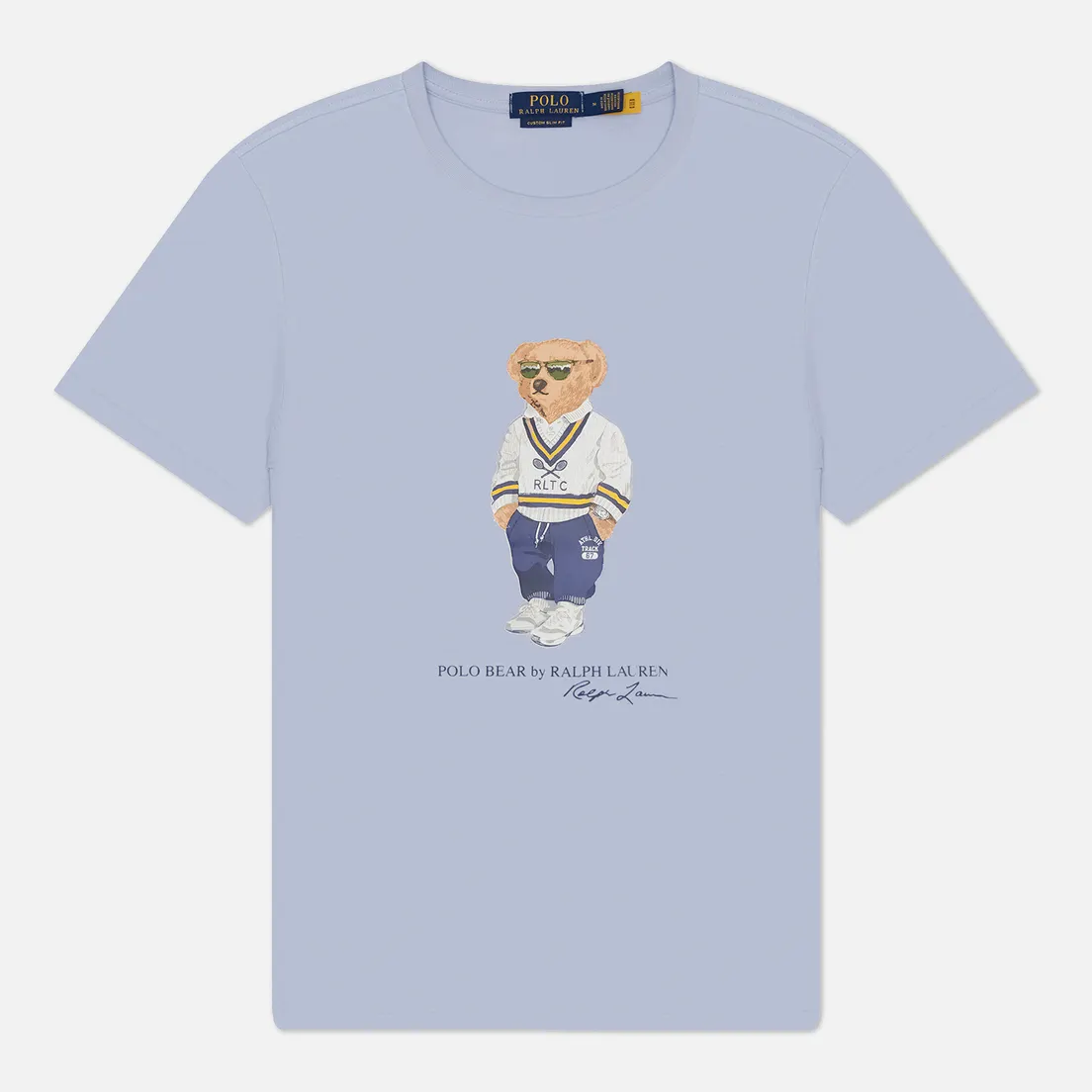 Polo Ralph Lauren Мужская футболка Custom Slim Fit Polo Bear Jersey