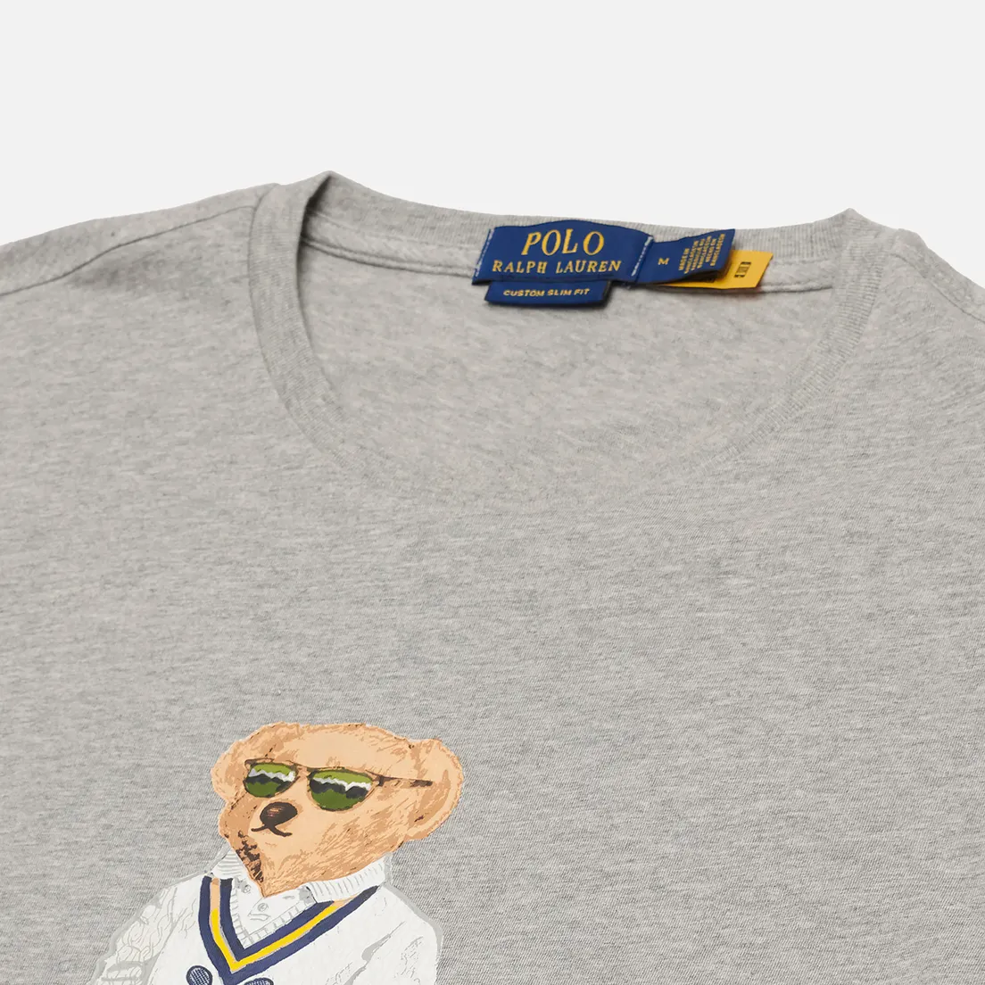 Polo Ralph Lauren Мужская футболка Custom Slim Fit Polo Bear Jersey