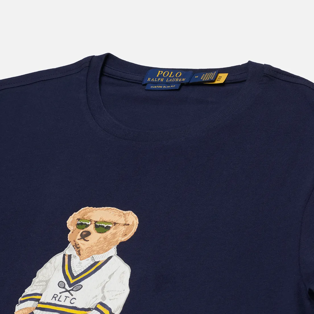 Polo Ralph Lauren Мужская футболка Custom Slim Fit Polo Bear Jersey