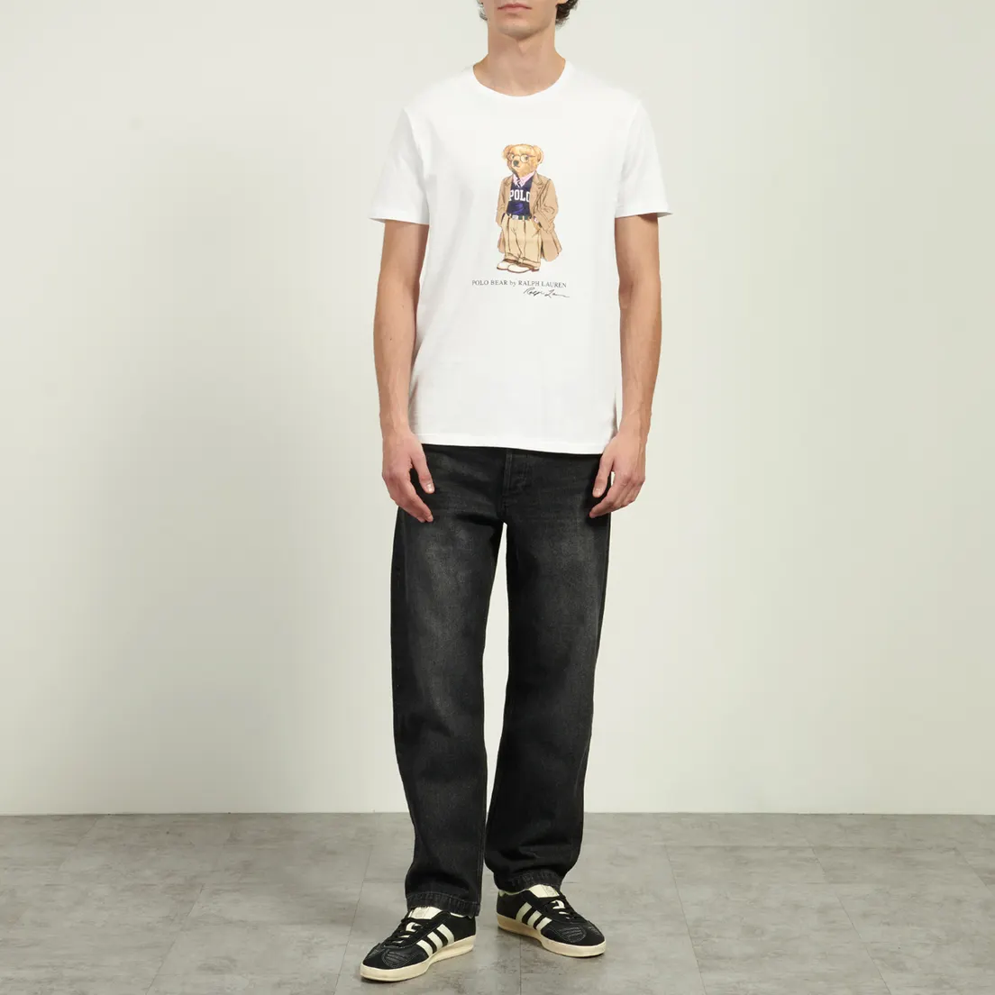 Polo Ralph Lauren Мужская футболка Heritage Polo Bear Custom Slim