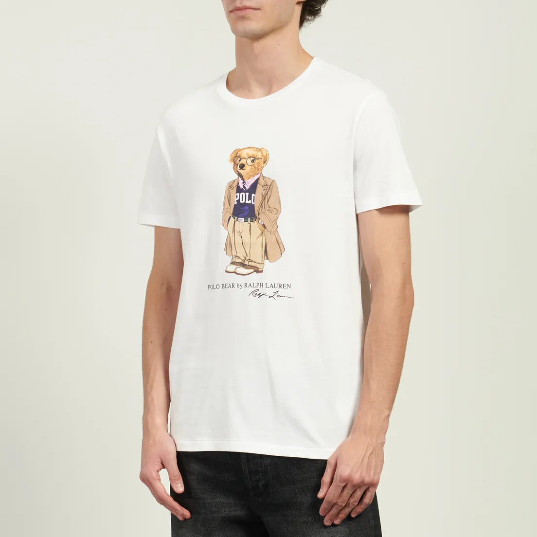 Polo Ralph Lauren Мужская футболка Heritage Polo Bear Custom Slim