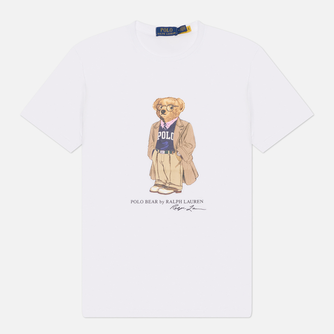 Мужская футболка Polo Ralph Lauren Heritage Polo Bear Custom Slim