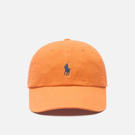 фото Кепка polo ralph lauren classic sport cotton chino, цвет оранжевый