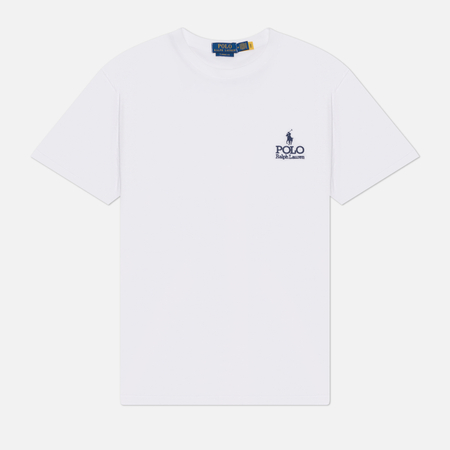 Мужская футболка Polo Ralph Lauren Classic Fit 26/1 Jersey, цвет белый, размер XL