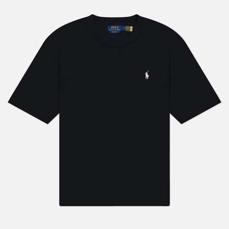 Мужская футболка Polo Ralph Lauren Relaxed Fit 10/1 Jersey, цвет чёрный, размер XL