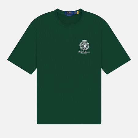 Мужская футболка Polo Ralph Lauren Relaxed Fit Jersey Graphic, цвет зелёный, размер XXL