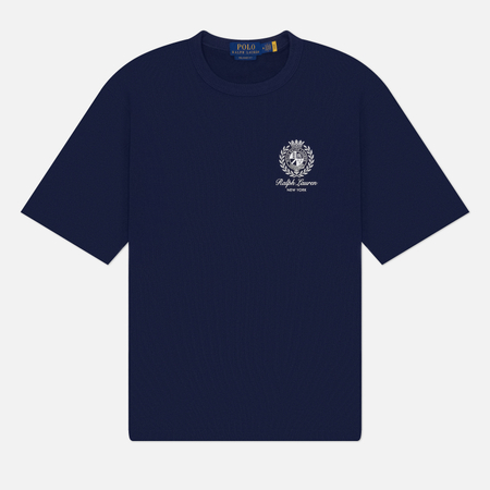 Мужская футболка Polo Ralph Lauren Relaxed Fit Jersey Graphic, цвет синий, размер L
