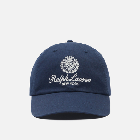 фото Кепка polo ralph lauren crest embroidered twill ball, цвет синий