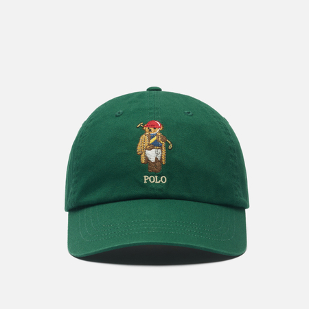 фото Кепка polo ralph lauren polo bear twill ball, цвет зелёный