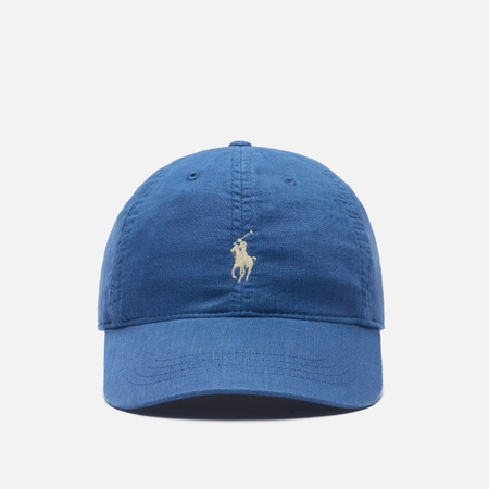Кепка Polo Ralph Lauren Linen Ball, цвет синий