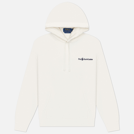 Мужская толстовка Polo Ralph Lauren The RL Heavyweight Fleece Hoodie, цвет белый