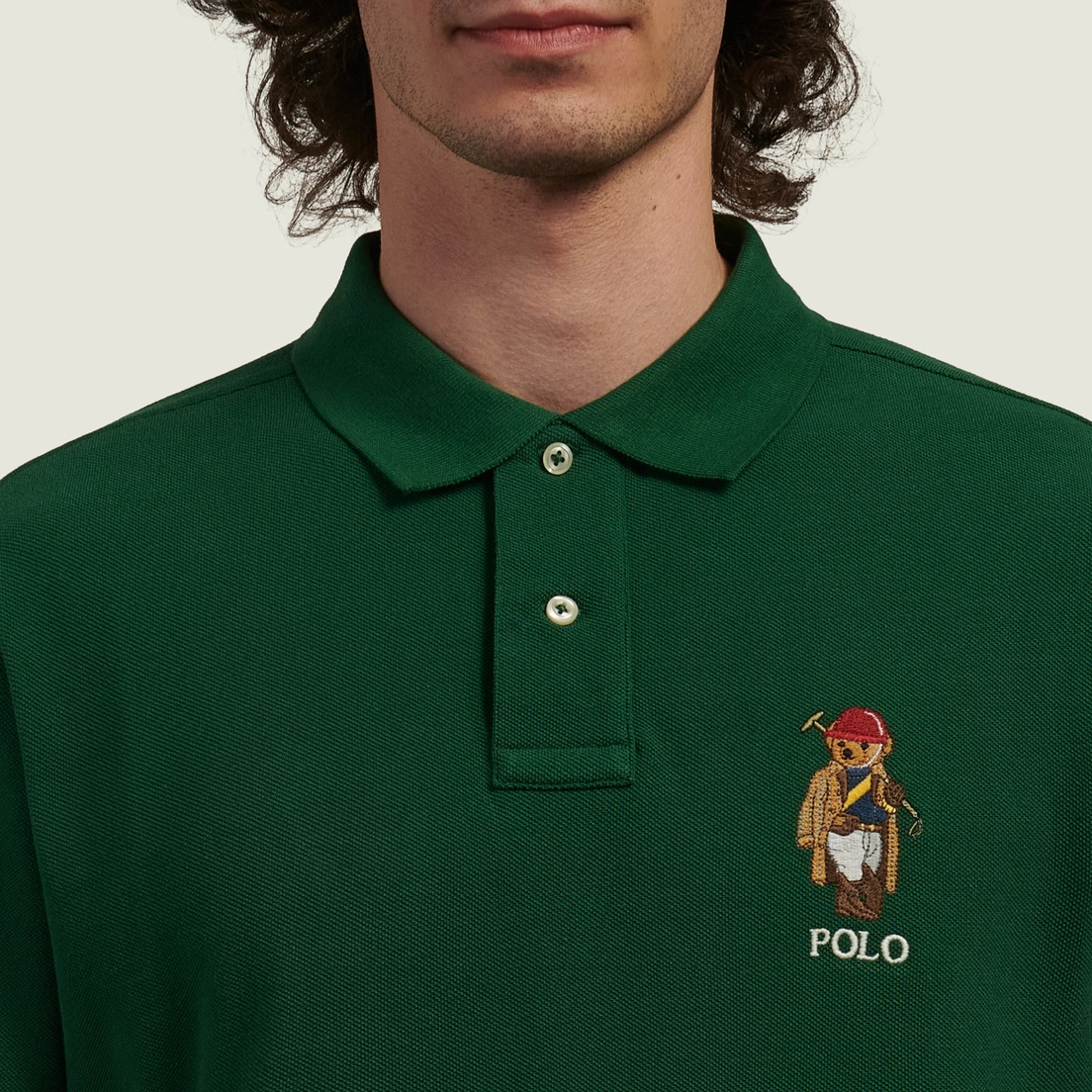 Мужское поло Polo Ralph Lauren Classic Fit Polo Bear Mesh, 710