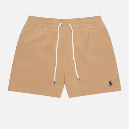 Мужские шорты Polo Ralph Lauren Traveler Classic Swim, цвет коричневый