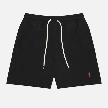 Мужские шорты Polo Ralph Lauren Traveler Classic Swim, цвет чёрный