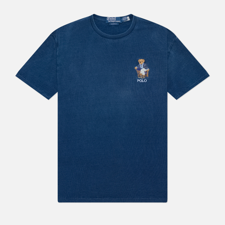 Мужская футболка Polo Ralph Lauren Polo Bear 16/1 Jersey, цвет синий, размер M