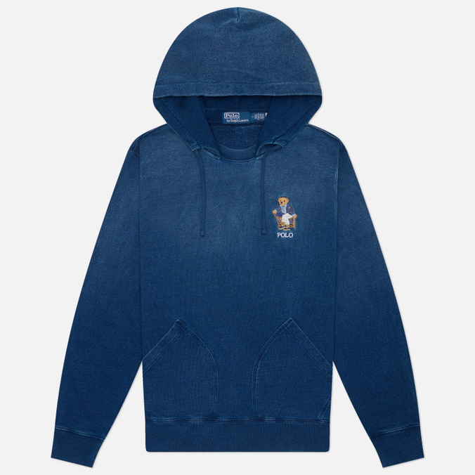 Мужская толстовка Polo Ralph Lauren Polo Bear Indigo Terry Hoodie