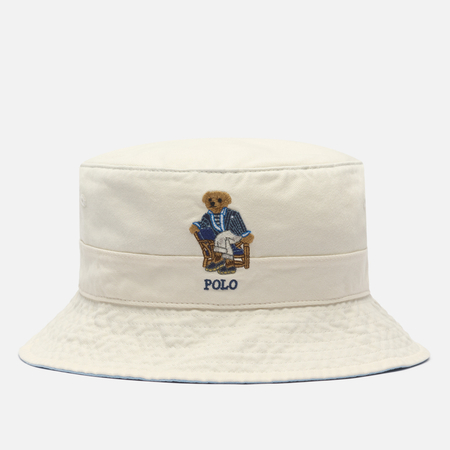 Панама Polo Ralph Lauren Woven 16/1 Twill, цвет белый, размер S-M