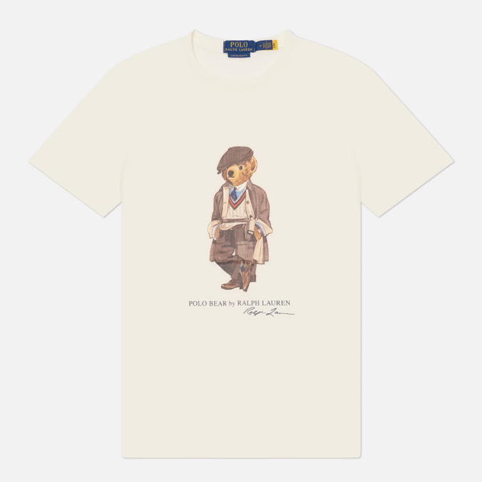 Мужская футболка Polo Ralph Lauren Custom Slim Fit Polo Bear Jersey