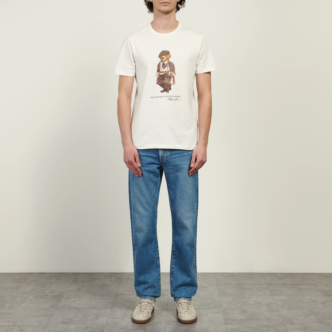 Polo Ralph Lauren Мужская футболка Custom Slim Fit Polo Bear Jersey