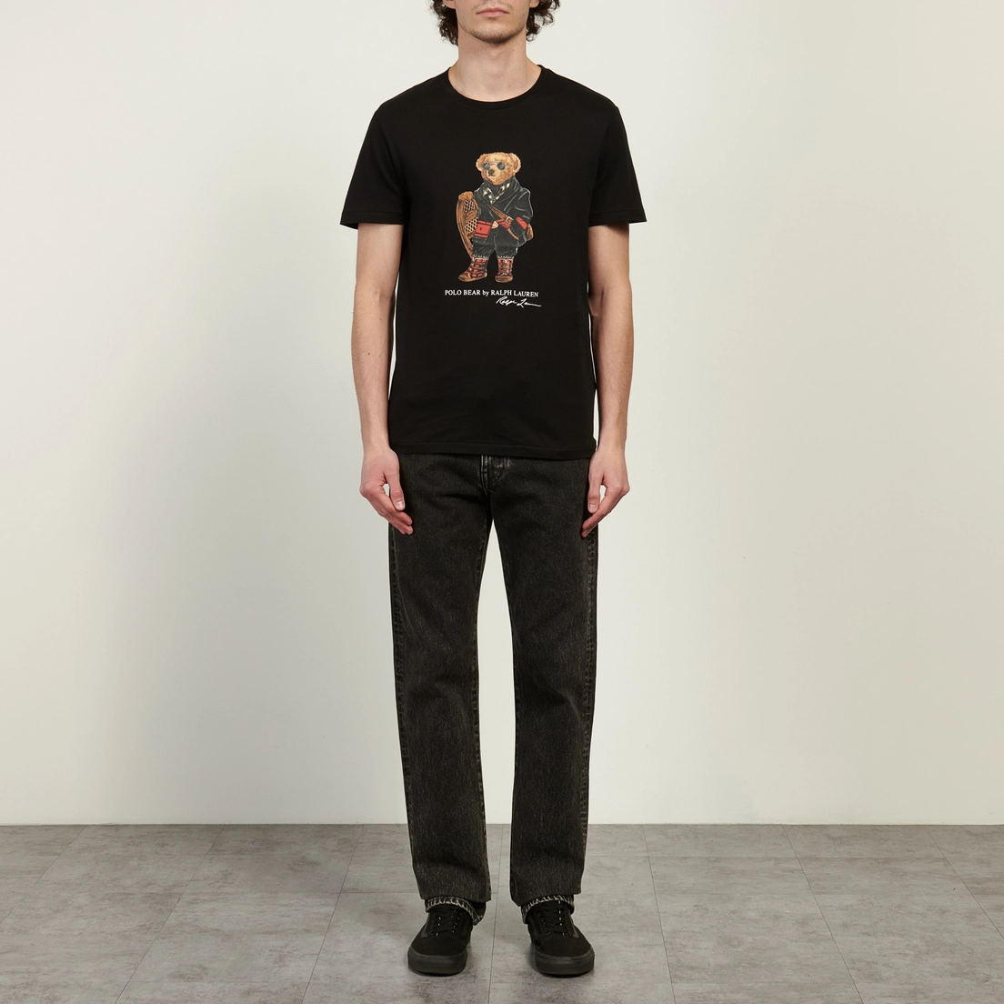 Polo Ralph Lauren Мужская футболка Custom Slim Fit Polo Bear Jersey