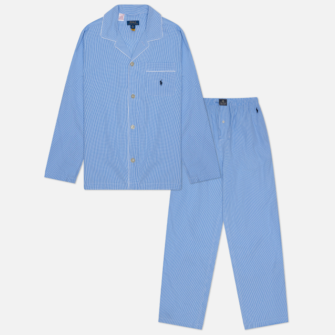 Мужская пижама Polo Ralph Lauren Gingham Poplin Long Sleep Set 17490₽