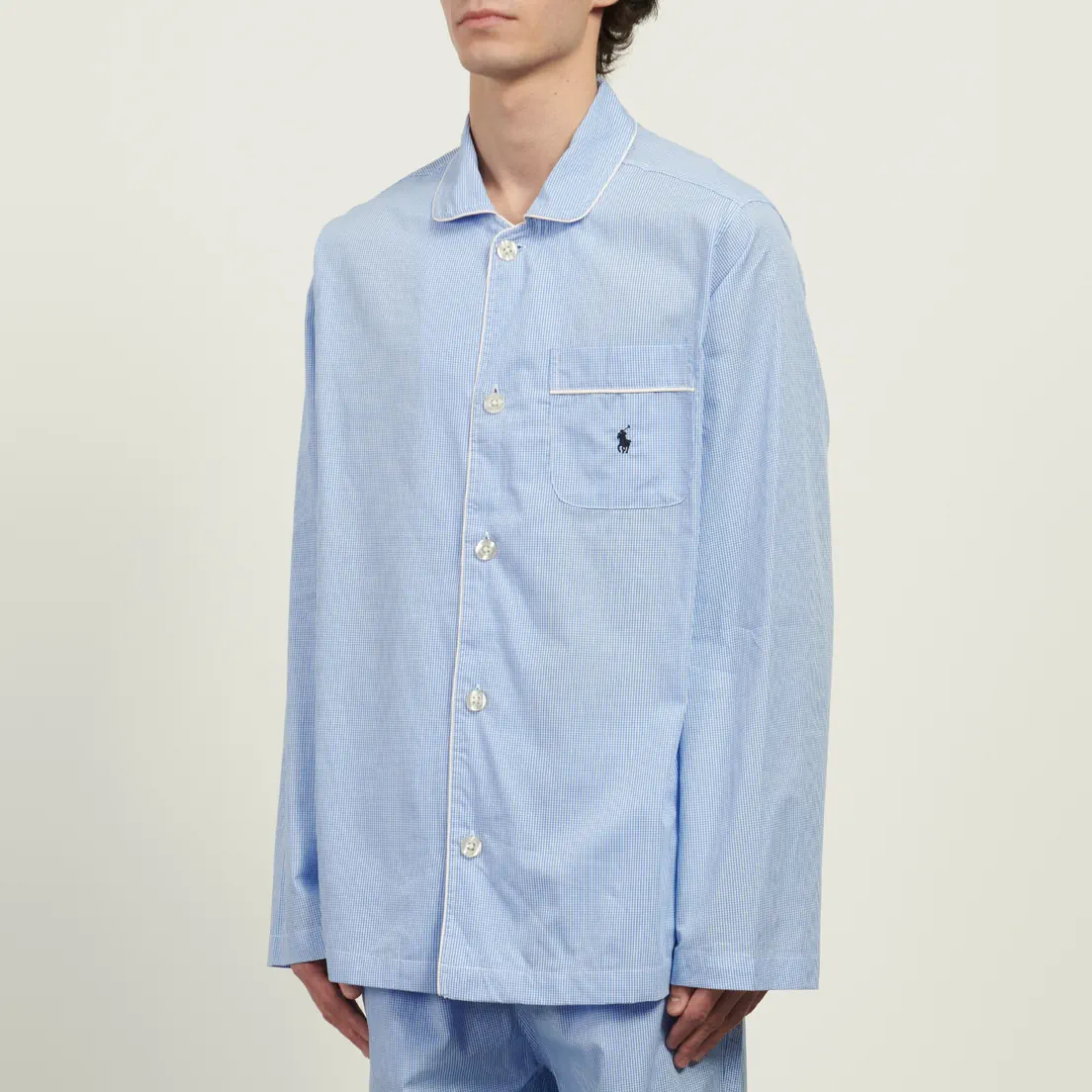 Polo Ralph Lauren Мужская пижама Gingham Poplin Long Sleep Set