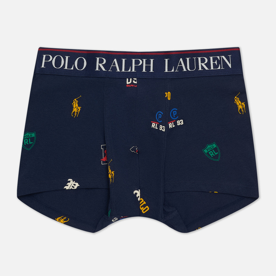 Мужские трусы Polo Ralph Lauren Print Single Trunk Navy/Icons Print