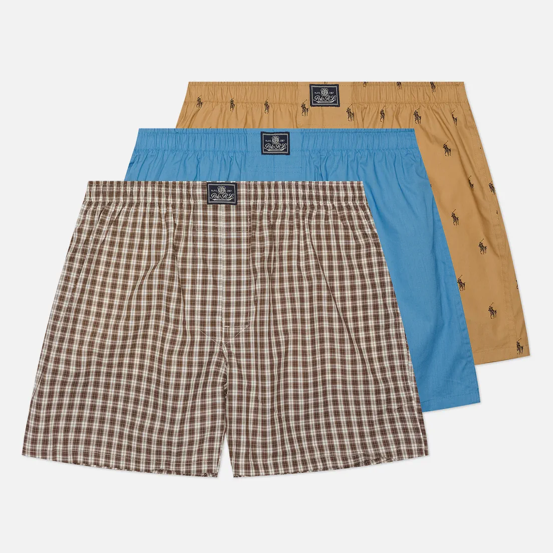Polo Ralph Lauren Комплект мужских трусов Open Classic Boxer 3-Pack