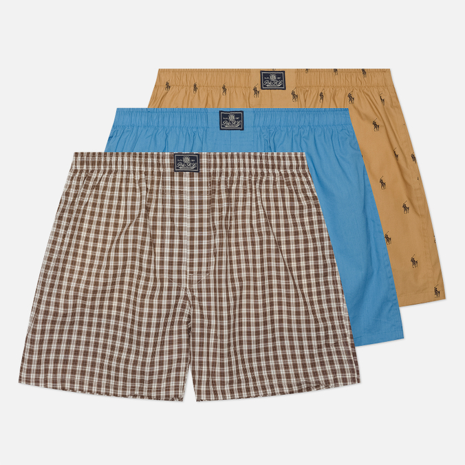 Комплект мужских трусов Polo Ralph Lauren Open Classic Boxer 3-Pack