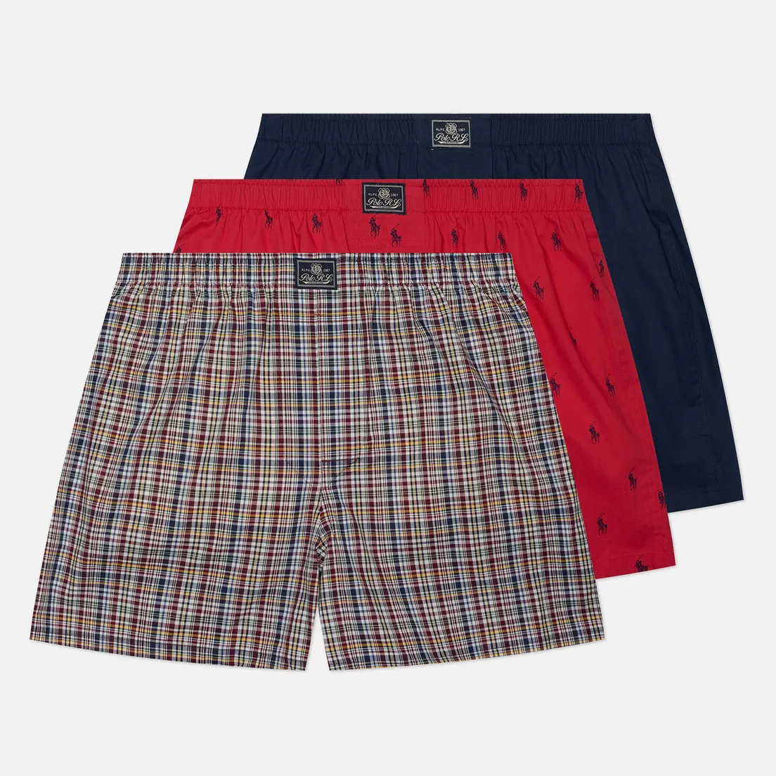 Polo Ralph Lauren Комплект мужских трусов Open Classic Boxer 3-Pack