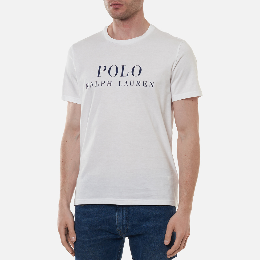 Polo Ralph Lauren Мужская футболка Crew Neck Chest Branded Sleep Top