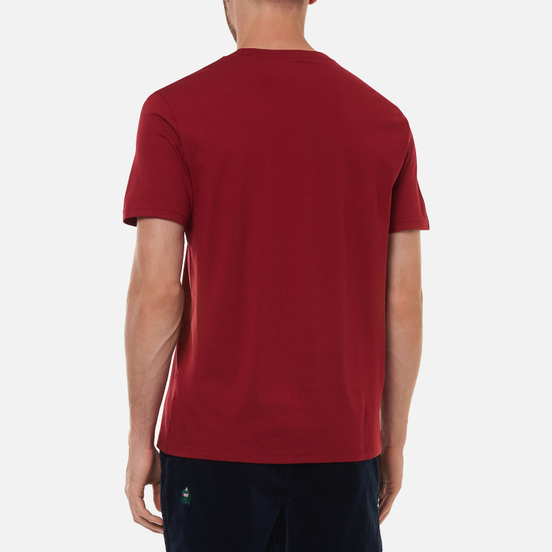 Мужская футболка Polo Ralph Lauren Crew Neck Chest Branded Sleep Top Eaton Red