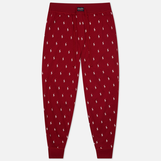 Мужские брюки Polo Ralph Lauren Jogger Sleep Bottom All Over Polo Pony Eaton Red