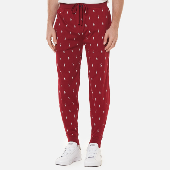 Мужские брюки Polo Ralph Lauren Jogger Sleep Bottom All Over Polo Pony Eaton Red