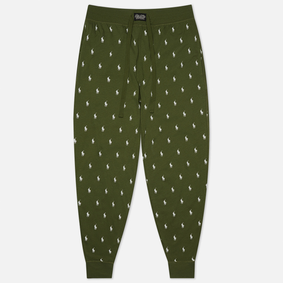 Мужские брюки Polo Ralph Lauren Jogger Sleep Bottom All Over Polo Pony Supply Olive
