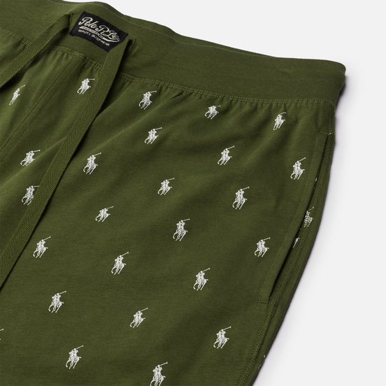 Мужские брюки Polo Ralph Lauren Jogger Sleep Bottom All Over Polo Pony Supply Olive