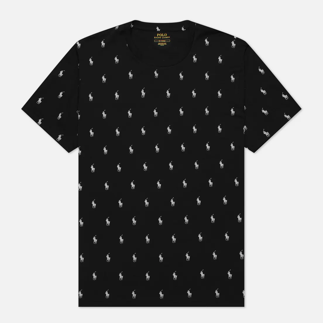 Polo Ralph Lauren Мужская футболка Crew Neck All Over Print Sleep Top