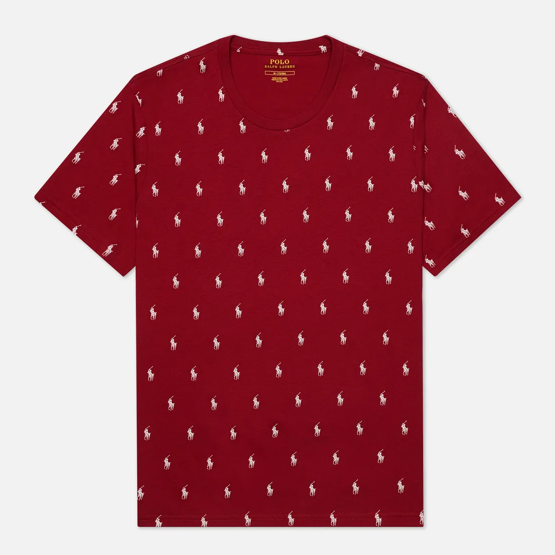 Polo Ralph Lauren Мужская футболка Crew Neck All Over Print Sleep Top