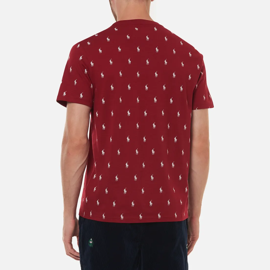 Polo Ralph Lauren Мужская футболка Crew Neck All Over Print Sleep Top
