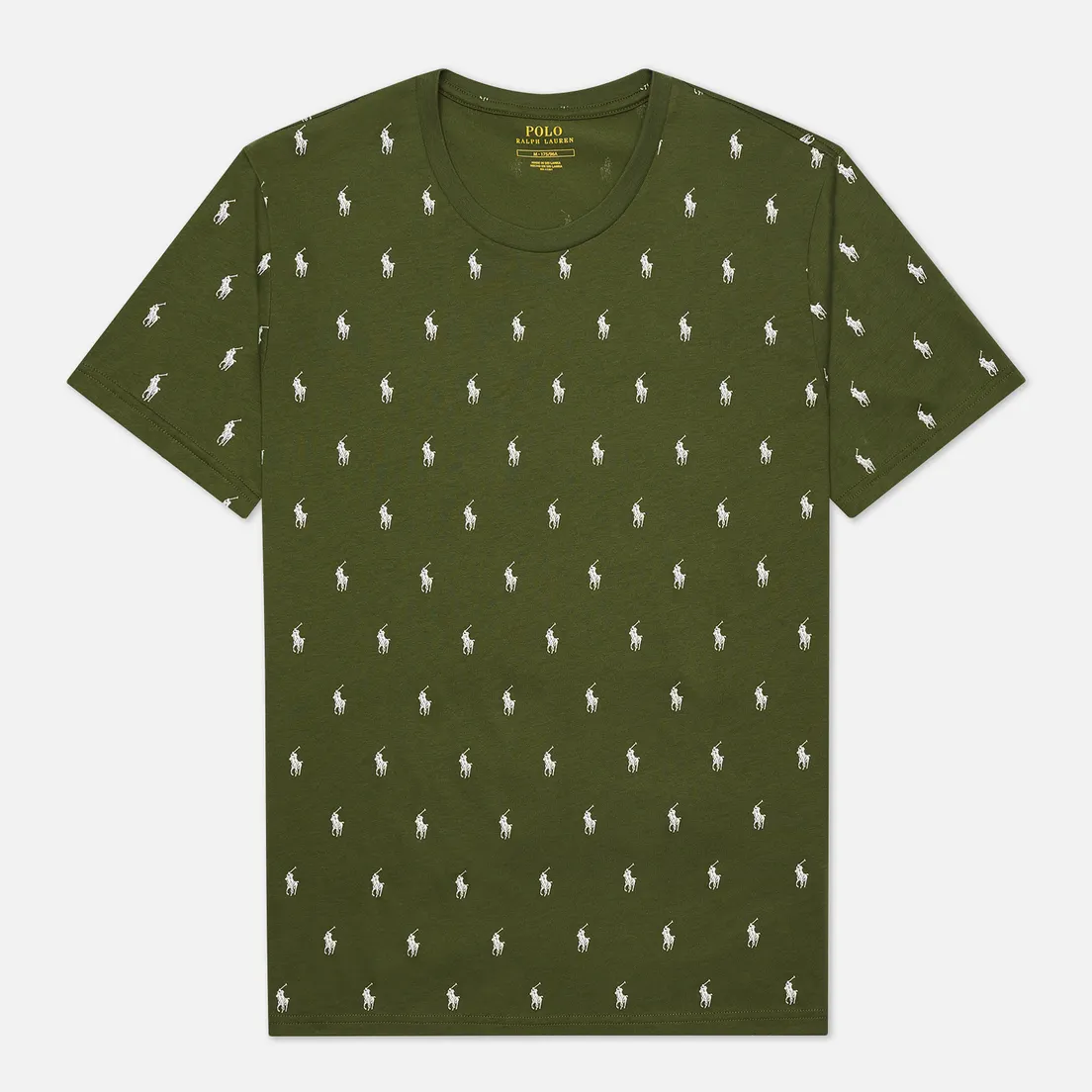 Polo Ralph Lauren Мужская футболка Crew Neck All Over Print Sleep Top
