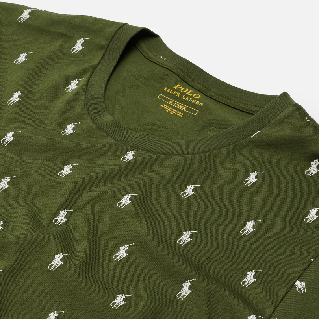 Polo Ralph Lauren Мужская футболка Crew Neck All Over Print Sleep Top