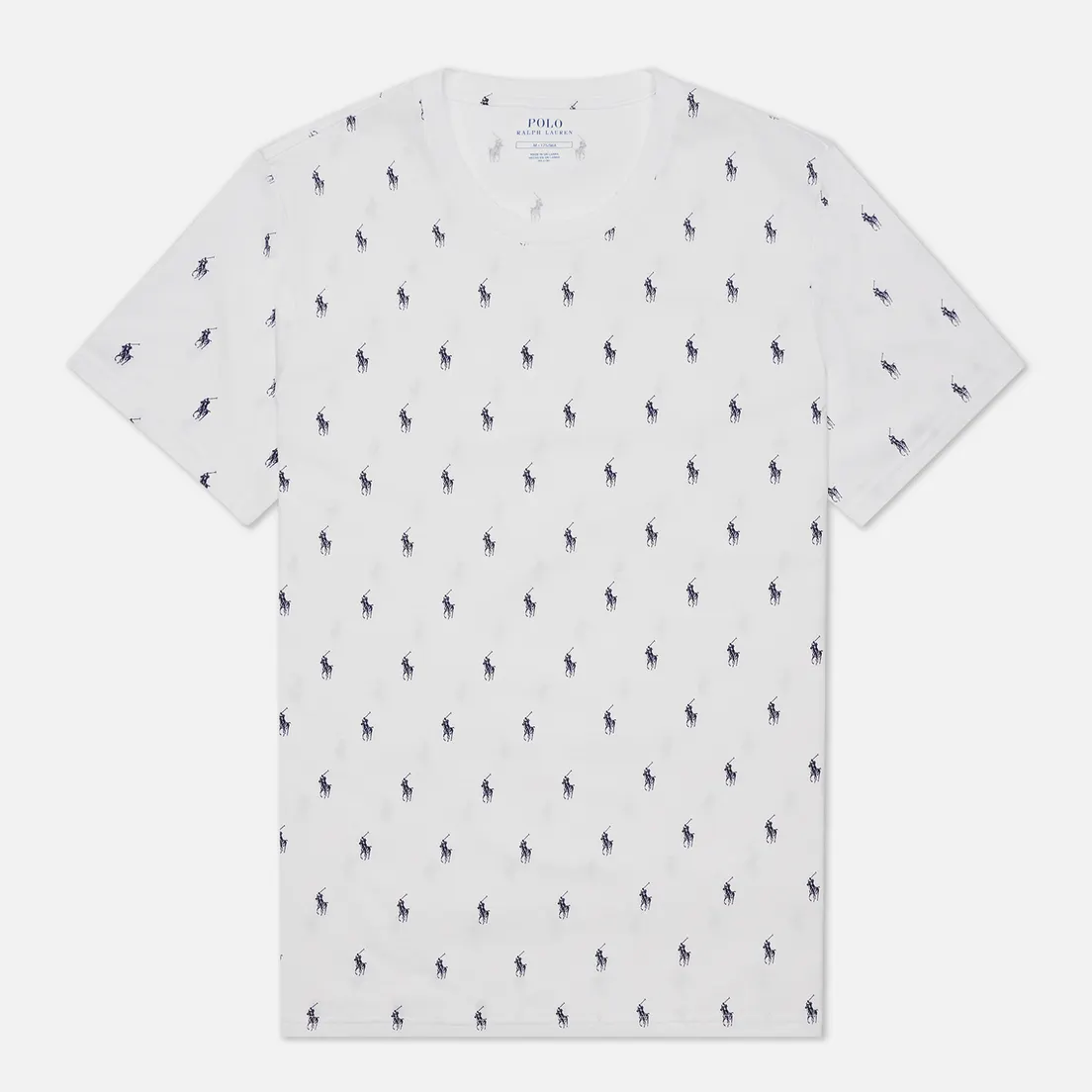 Polo Ralph Lauren Мужская футболка Crew Neck All Over Print Sleep Top