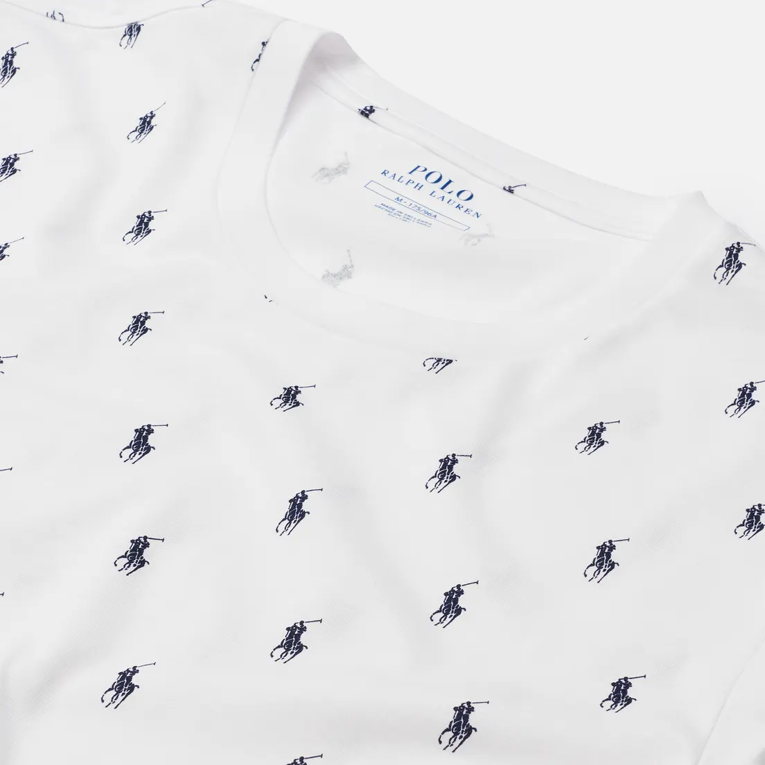 Polo Ralph Lauren Мужская футболка Crew Neck All Over Print Sleep Top