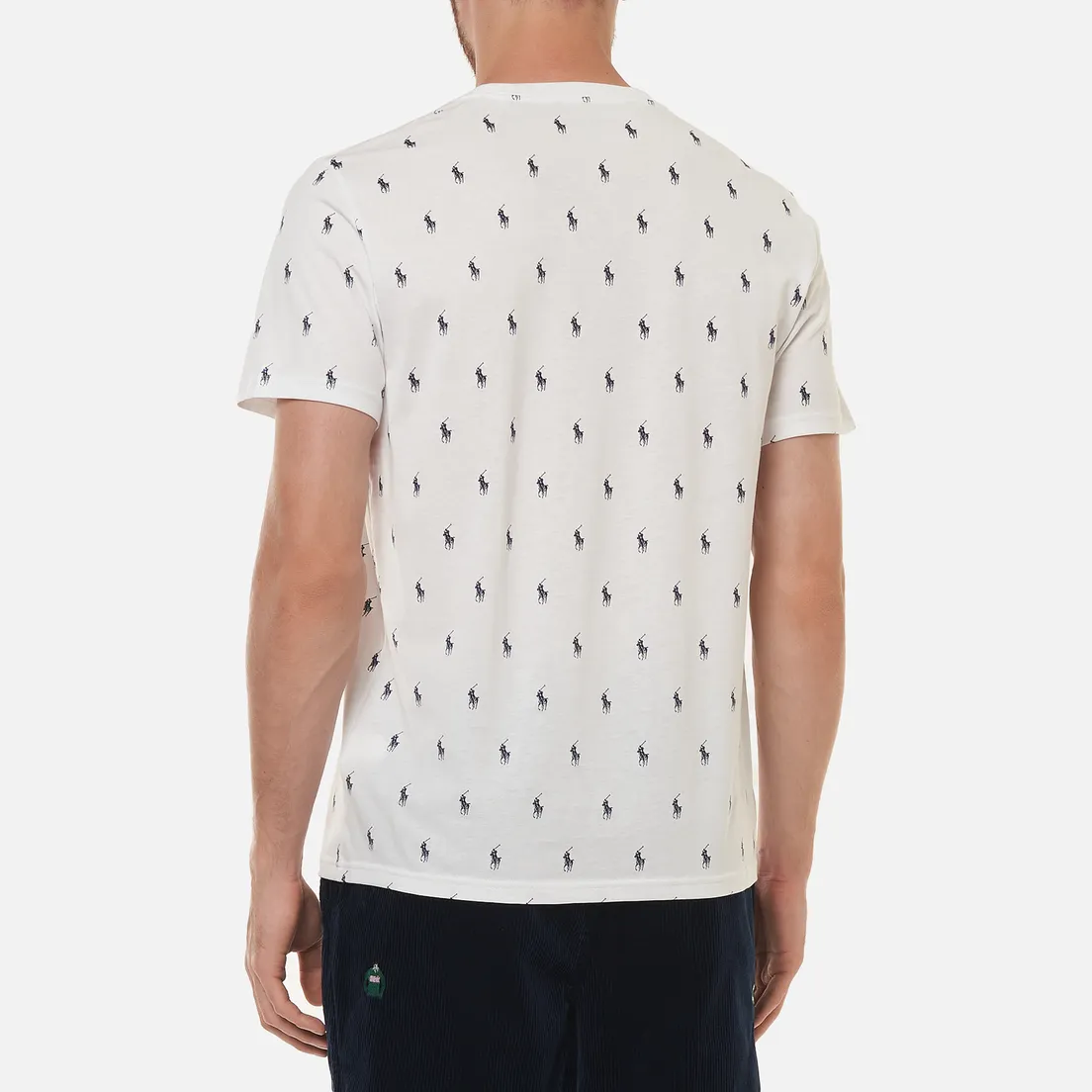 Polo Ralph Lauren Мужская футболка Crew Neck All Over Print Sleep Top