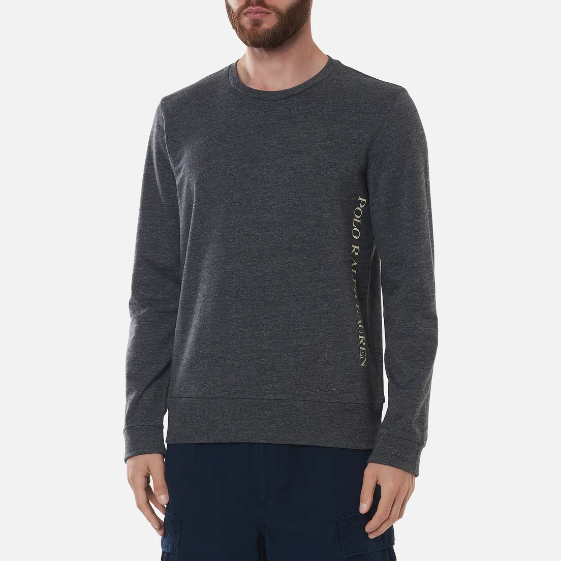 Polo Ralph Lauren Мужской лонгслив Printed Branding Crew Neck