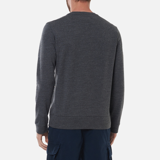 Мужской лонгслив Polo Ralph Lauren Printed Branding Crew Neck Charcoal Heather