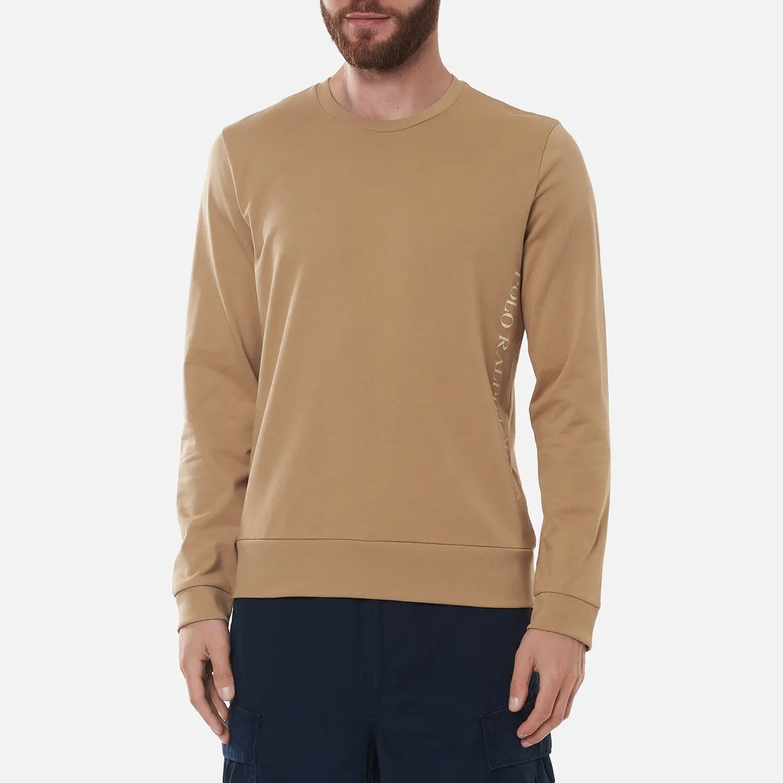 Polo Ralph Lauren Мужской лонгслив Printed Branding Crew Neck