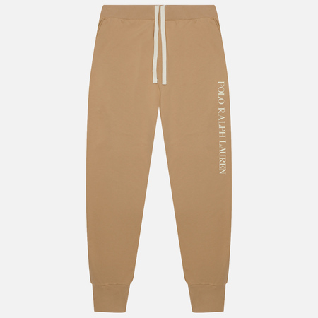 Мужские брюки Polo Ralph Lauren Printed Branding Jogger Sleep Bottom, цвет бежевый, размер M
